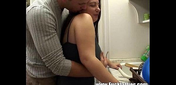  BBW Receives Hard Cock For Being Neat And Clean